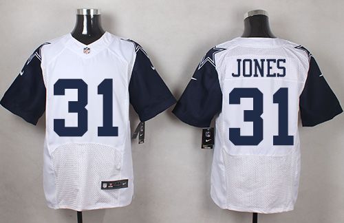 Nike Cowboys #31 Byron Jones White Men's Stitched NFL Elite Rush Jersey